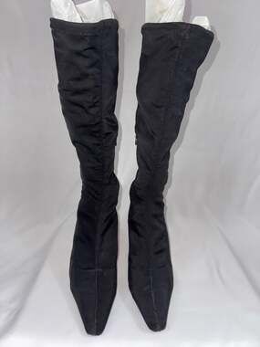 WHITE HOUSE/BLACK MARKET Stretch Tall Black Boots Size 8.5 (v)